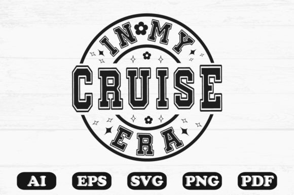 In My Cruise Era Svg T-shirt Design for Graphics and Crafts