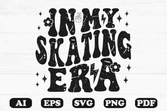 In My Skating Era Svg T-shirt - A Graphic Design Asset for Creative Crafts